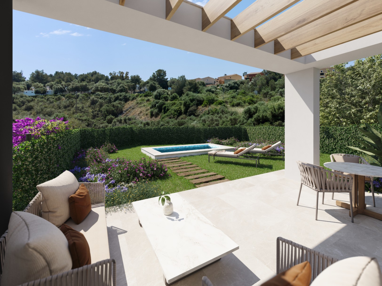 Atemberaubende Doppelhaushälften auf Mallorca Cala Romantica