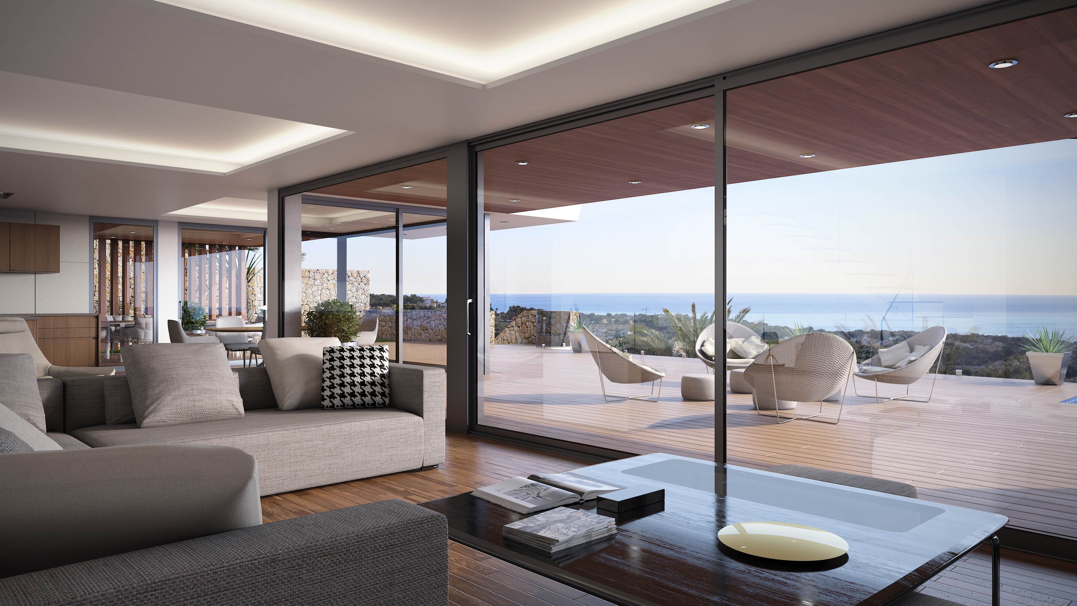 Ultra Modern Luxury Villa Under Construction in Moraira Benimeit.
