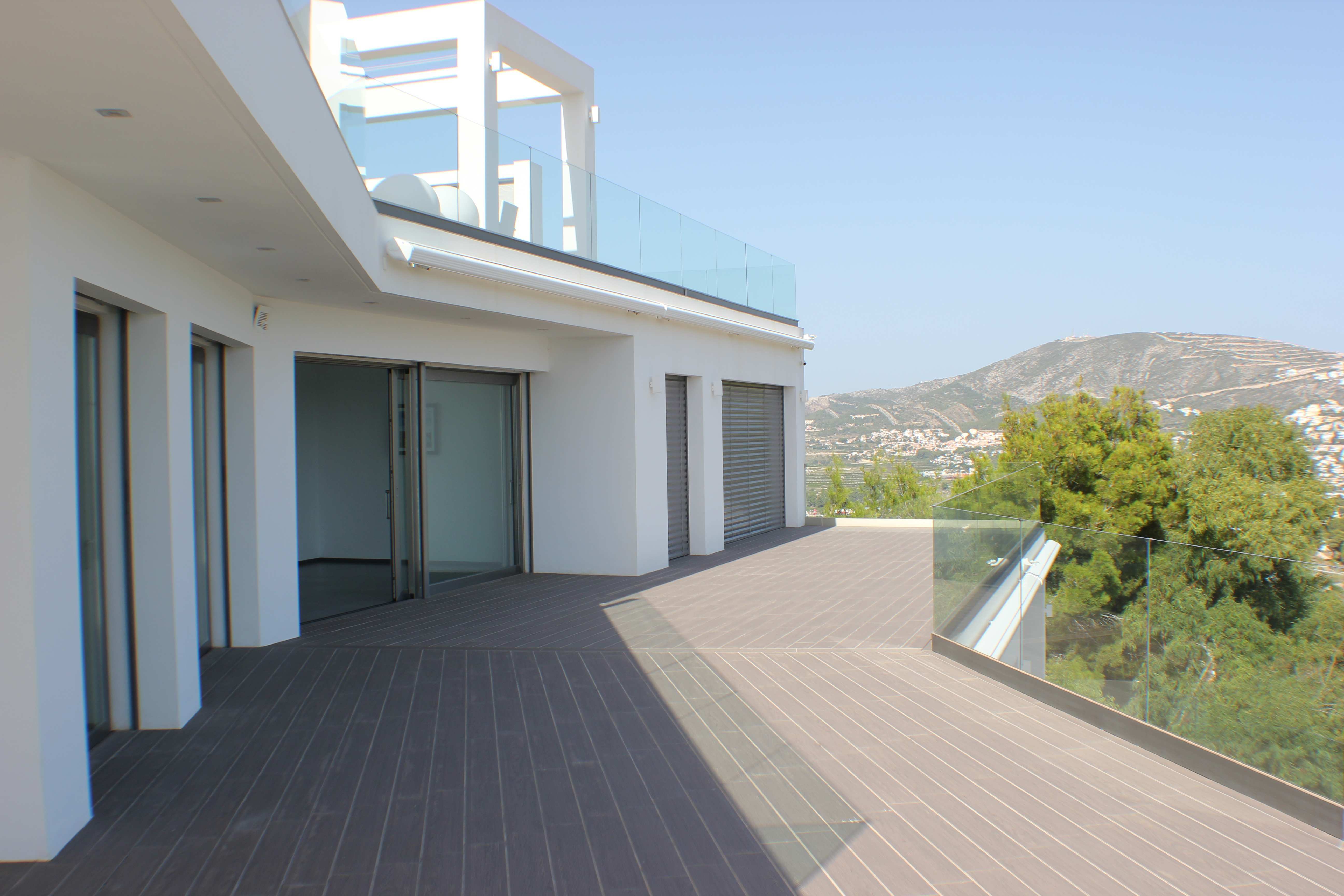 Ultra modern villa with panoramic sea views