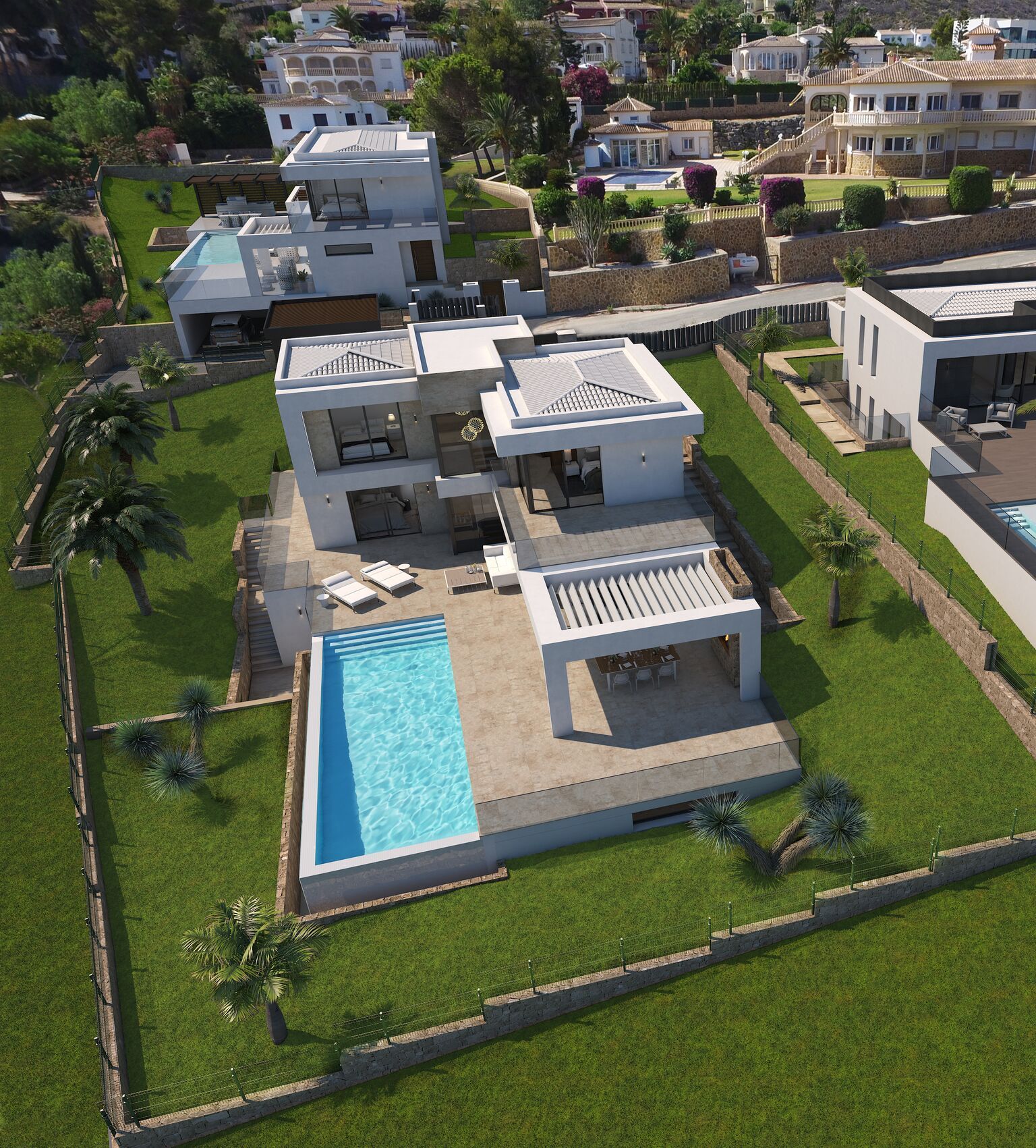 Ultra moderne villa met zeezicht in Javea