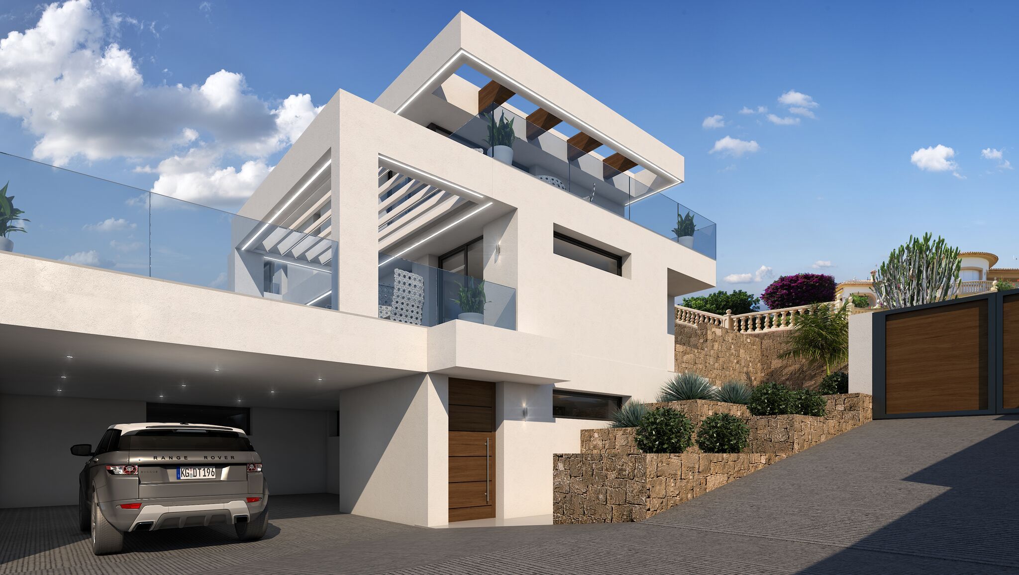 Preciosa Casa Moderna con vistas al mar en Javea