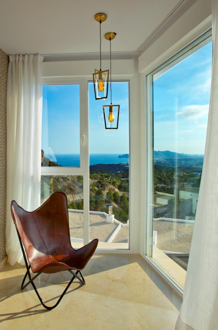 Prachtige villa met panoramisch zeezicht in Altea