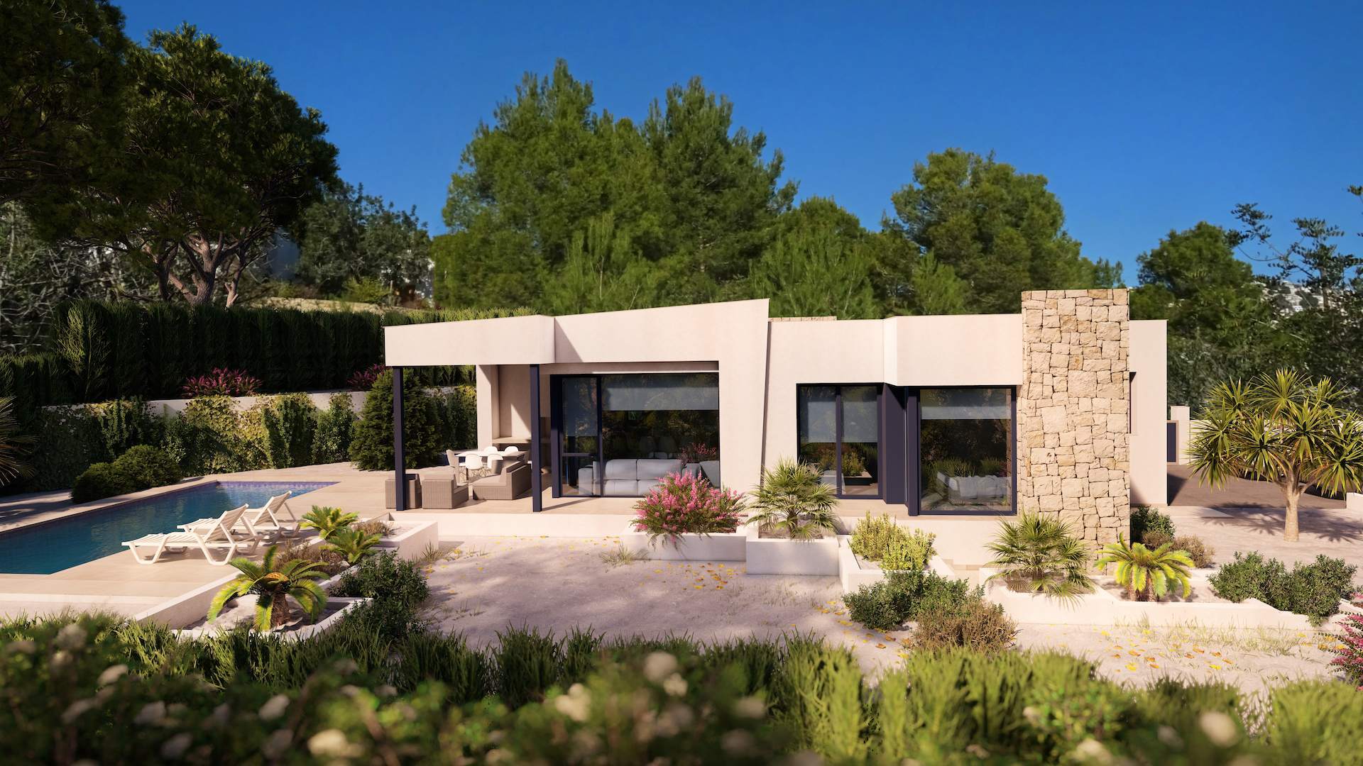 Neue moderne Villa mit privatem Pool -Benissa