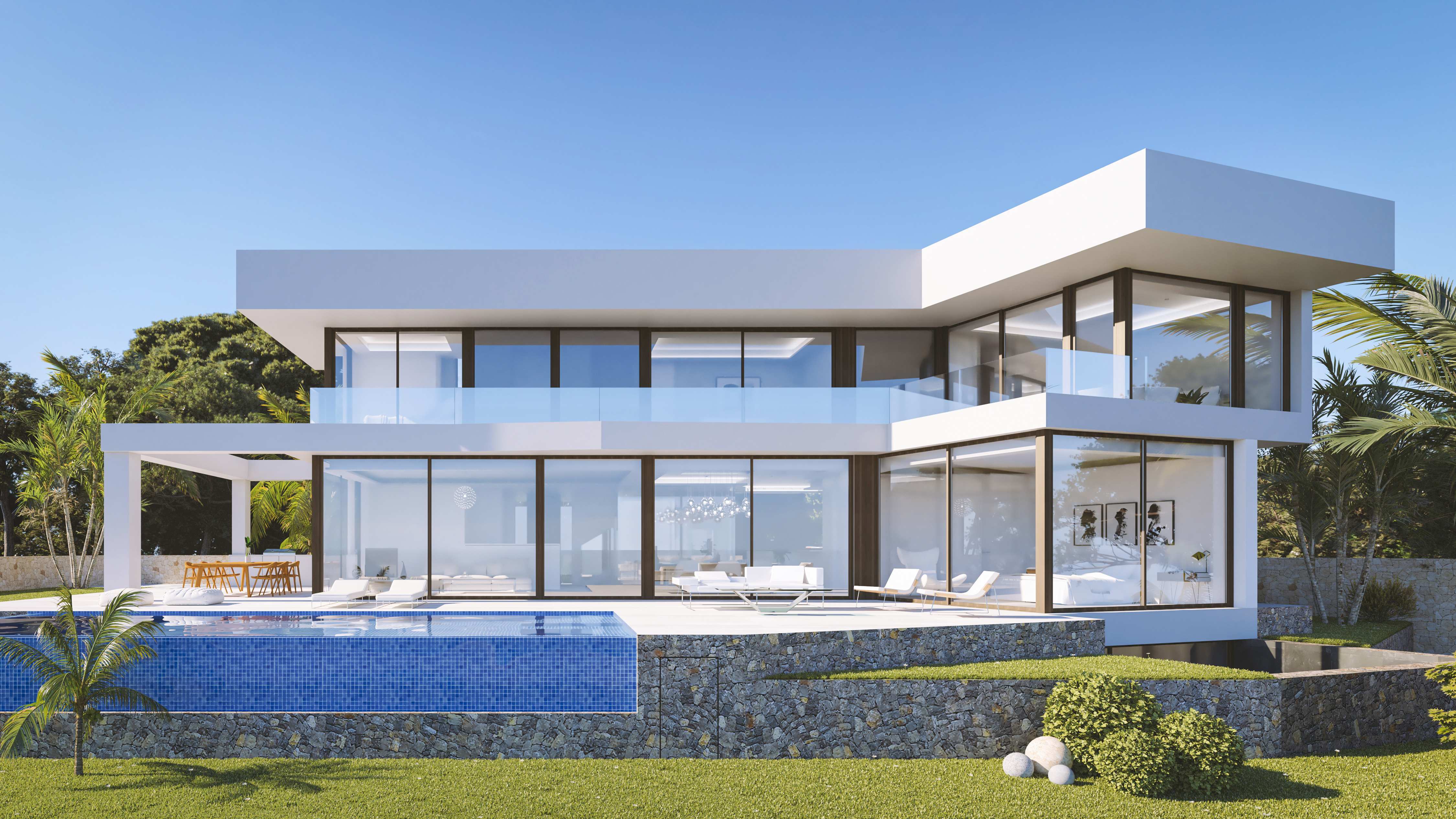 Villa de lujo moderna en primera línea Benissa Costa
