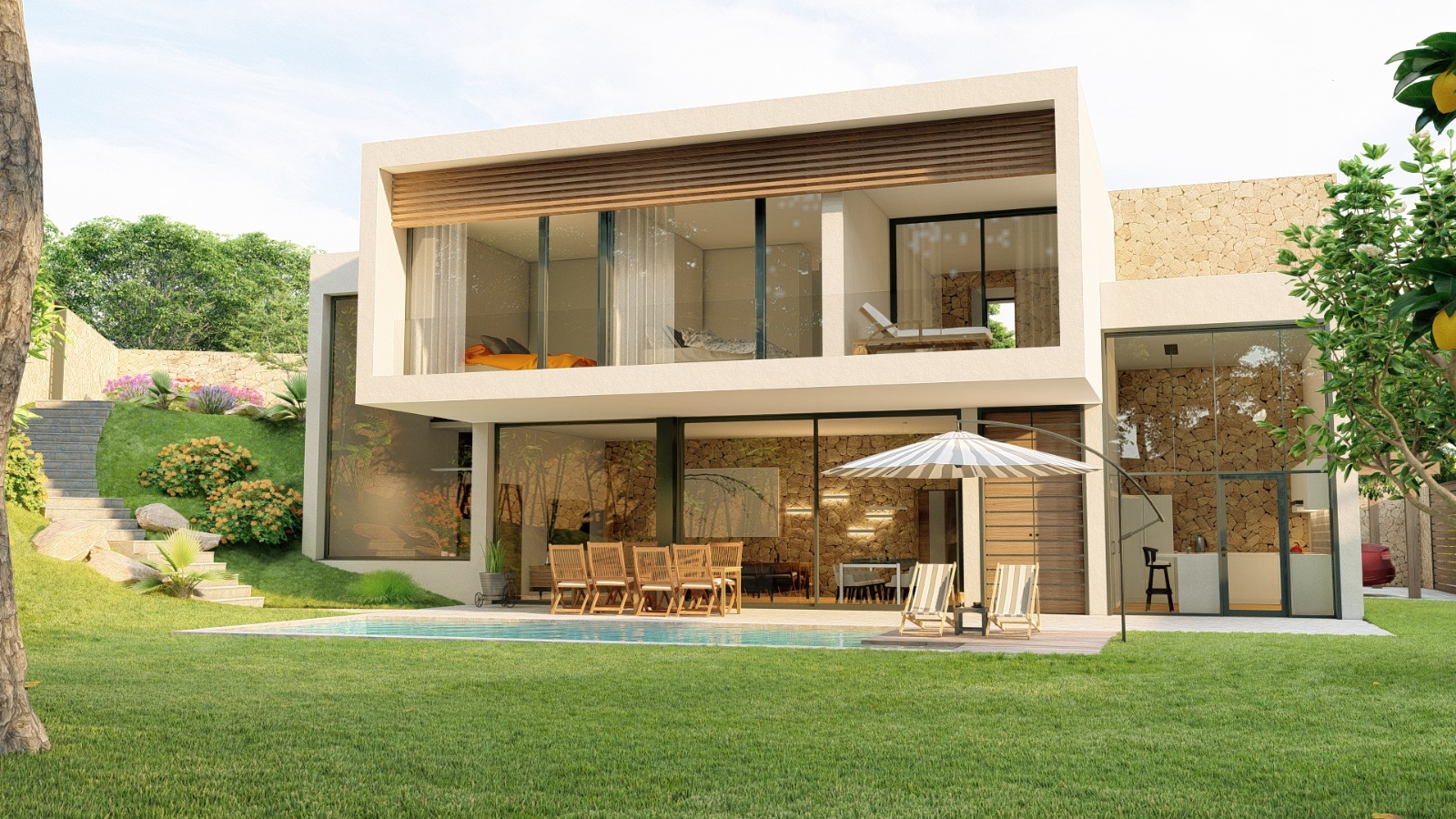 Nouvelle villa de luxe avec vue sur la mer et piscine privée - Calpe