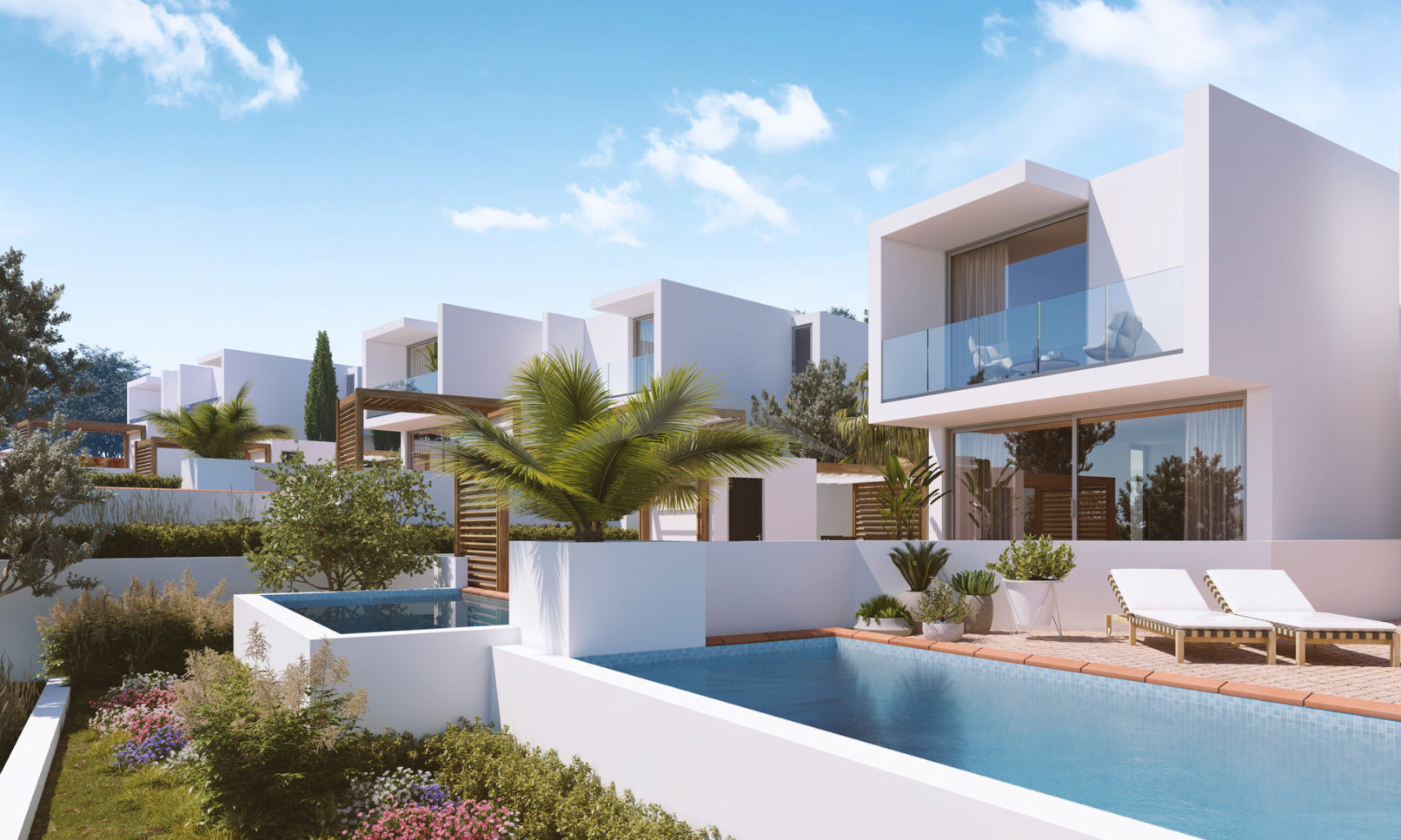 Brand New Semi-Detached Modern Villas for Sale in El Portet, Moraira