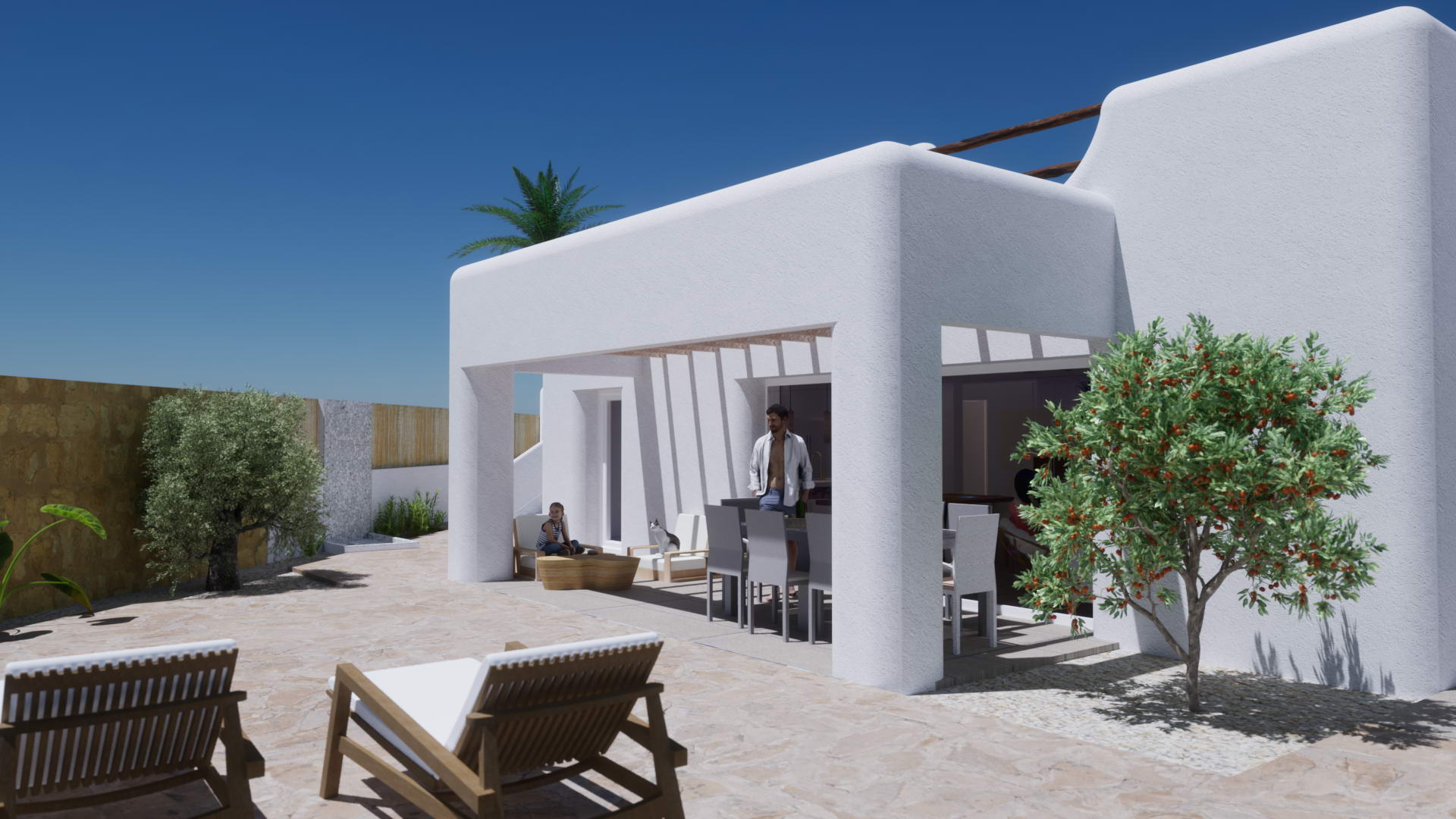 Ibiza Style villa à vendre à Polop