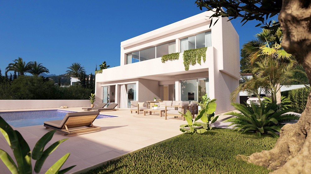 New Modern Villa with Sea Views for Sale in Benissa Costa