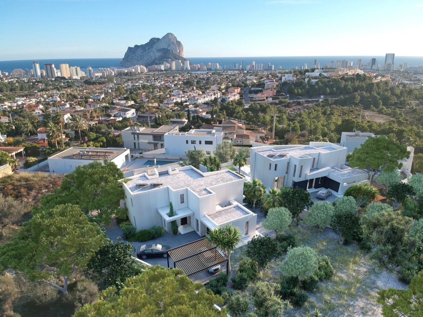 Schöne Villa mit Panoramablick zum Verkauf in Calpe