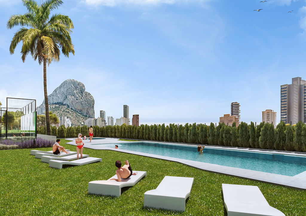 Luxe kust stijl appartement in Calpe