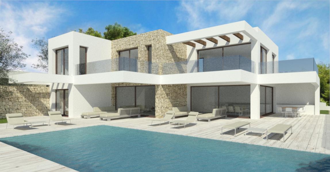 New Construction with Sea Views in Moraira