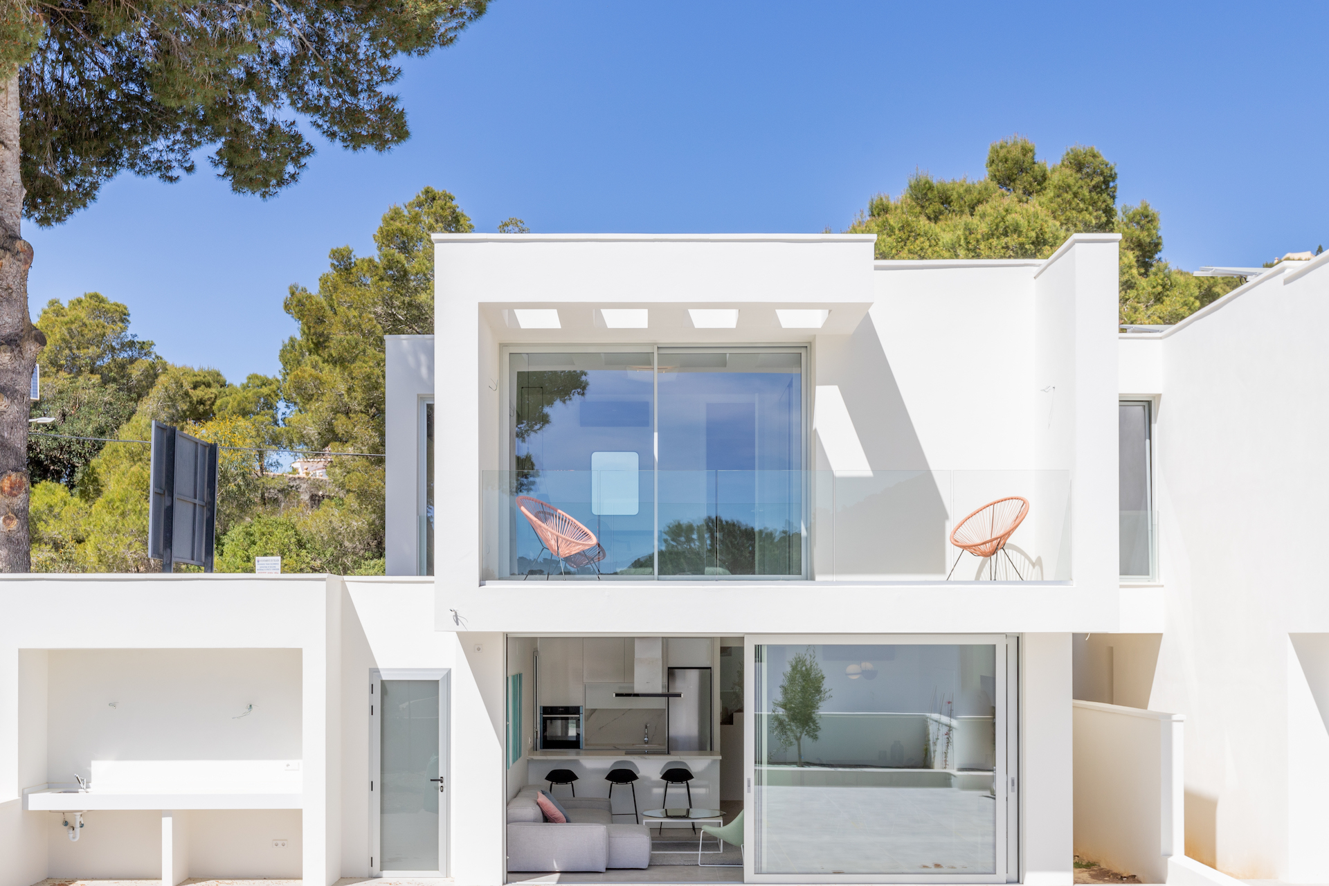 Gloednieuwe semi-vrijstaande moderne villa's El Portet Moraira