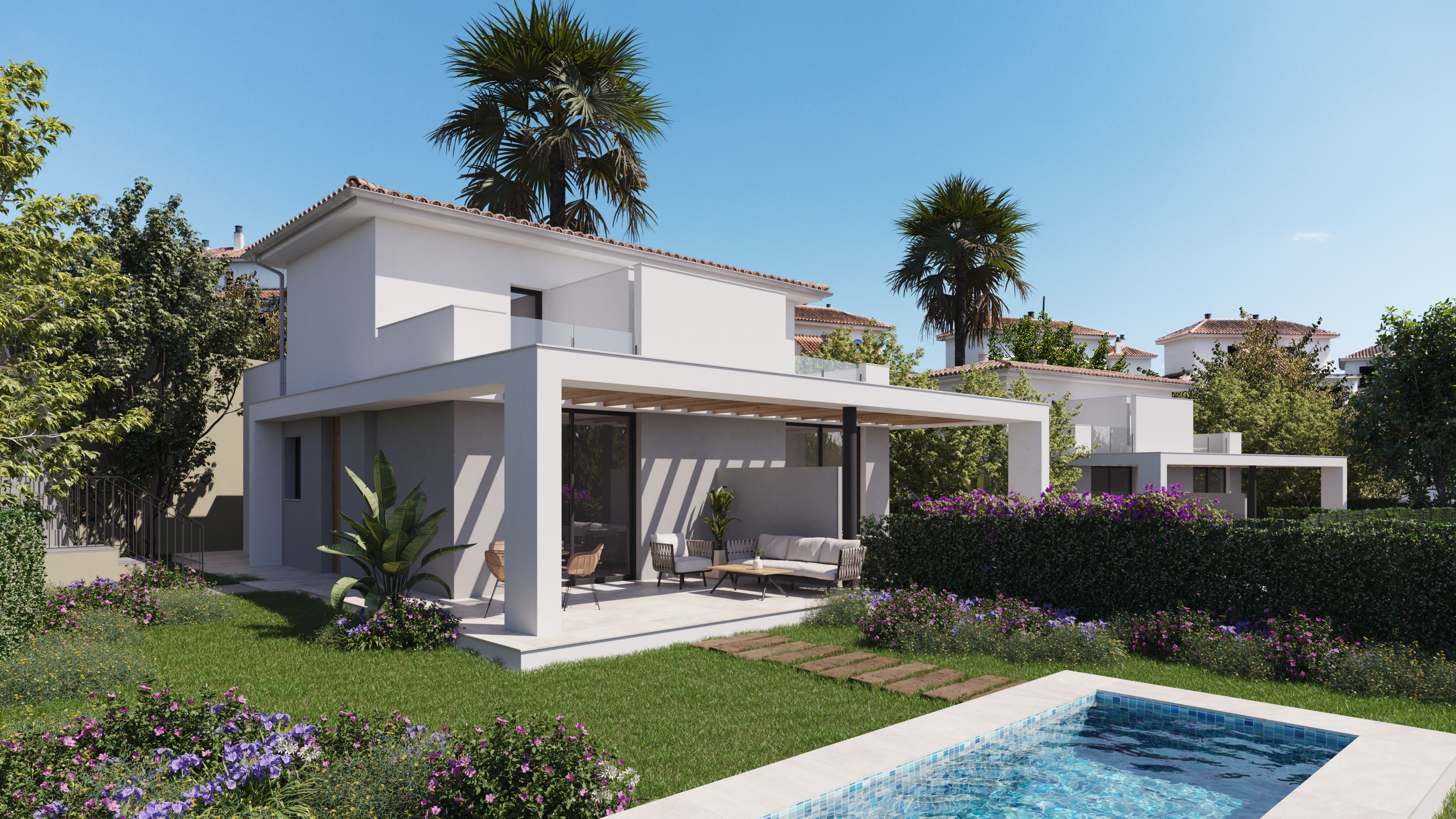 Stunning Semi Detached villas in Mallorca Cala Romantica